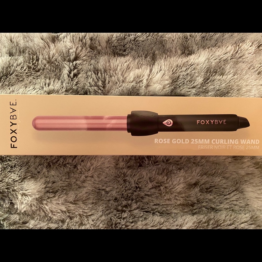 FOXYBAE ROSE GOLD 25mm CURLING WAND